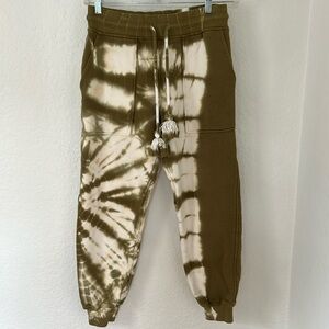 ULLA JOHNSON CHARLEY TIE DYE SWEATPANTS SZ SMALL Retail: $325